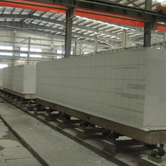 Ligne de production de blocs AAC/bloc de cendres volantes Qunfeng/usine AAC/machine de fabrication de briques